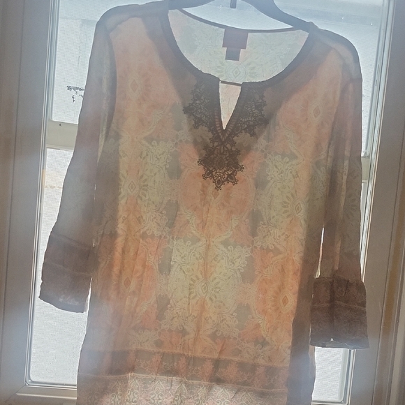 Ruby Rd. XL Top with Subtle Pattern - Picture 3 of 3